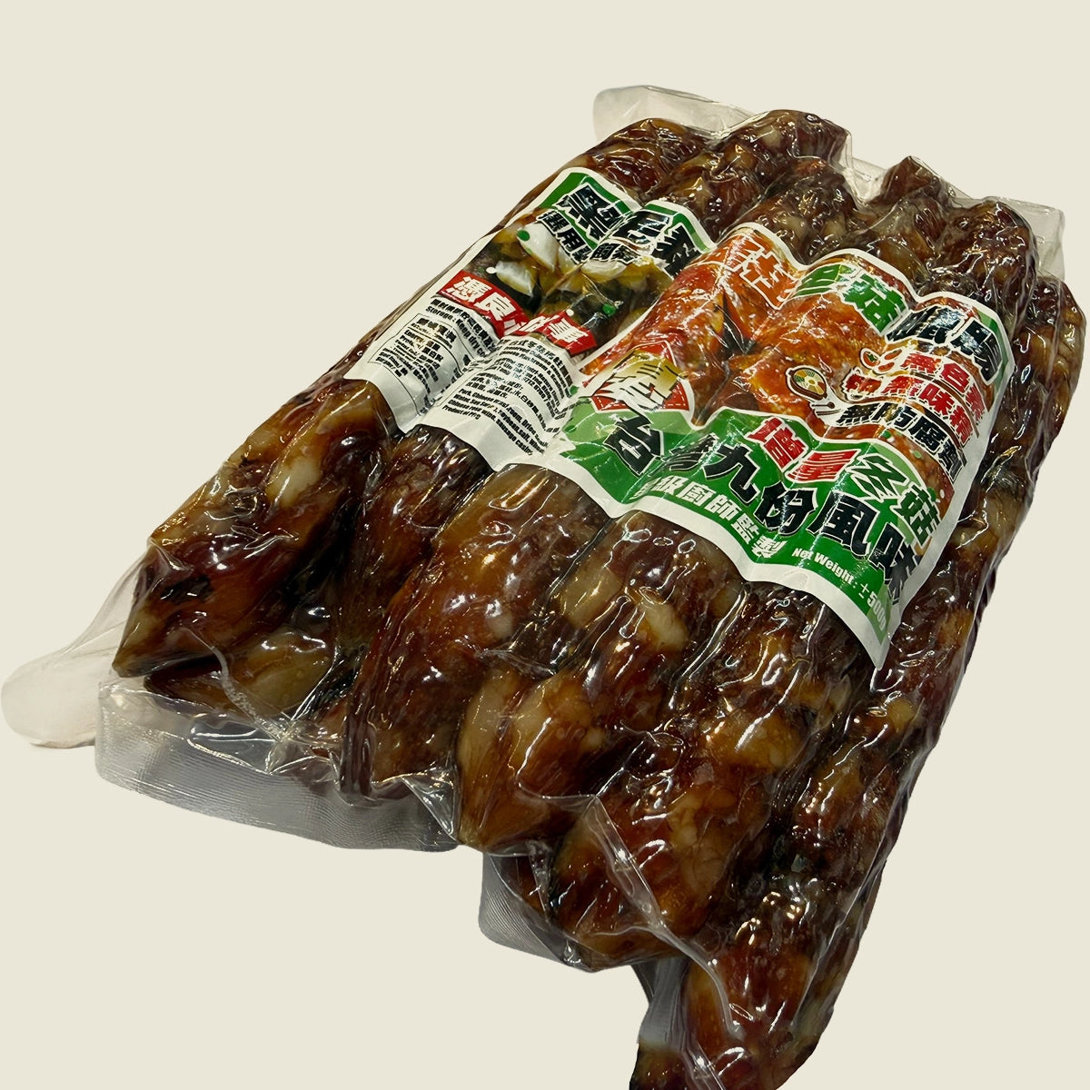 Chinese Sausages with Mushroom Scallop